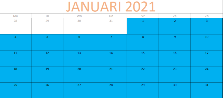 Het is iedere dag blue monday